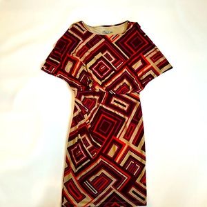 Geometric Eliza J Dress